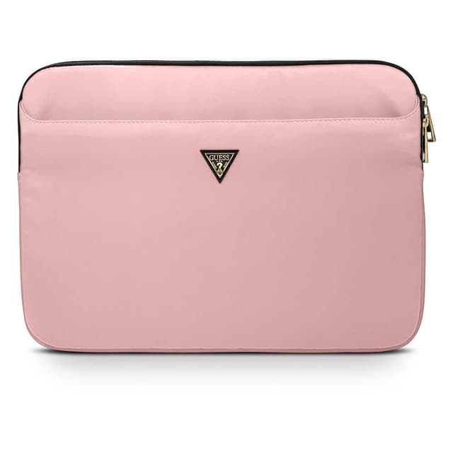 حقيبة اللابتوب Guess Nylon Computer Sleeve with Metal Triangle Logo 13" - Light Blue