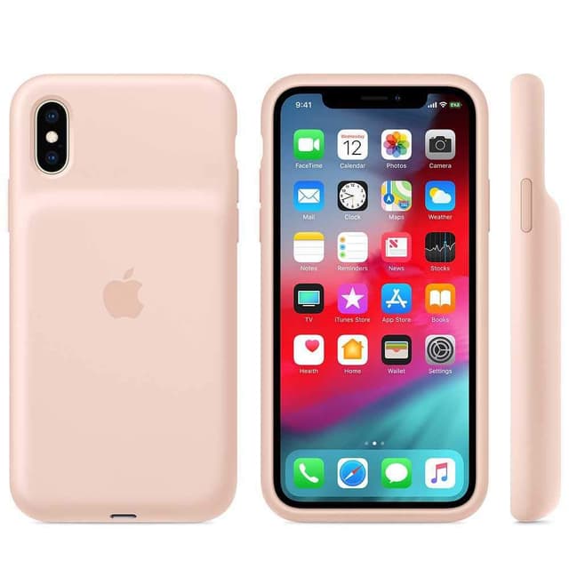 كفر بطارية أصلي Apple لآيفون Xs - زهري - 558109