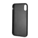 bmw genuine leather hard case with imprint logo for iphone xr taupe