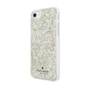 كفر ايفون 8/7 - رمادي KATE SPADE NEW YORK Protective Clear Glitter Case for iPhone 8/7 Gold Glitter