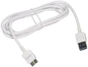 وصلة شاحن لهاتف جالاكسي نوت 3 طول 2 متر أبيض بورودو Porodo Galaxy Note 3 Cable 2 Meter White - 611228