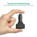 شاحن سيارة بأربعة مخارج بقوة 36 وات من راڤ باور