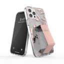 كفر مع حامل Adidas - SPORT Apple iPhone 12 Pro Max Clear Grip Case or Stand - زهري