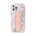 كفر مع حامل Adidas - SPORT Apple iPhone 12 Pro Max Clear Grip Case or Stand - زهري