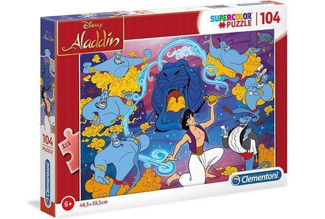 ALADDIN super color puzzle disney aladdin 104pcs