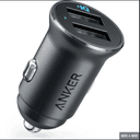 شاحن سيارة ANKER POWERDRIVE 2 ALLOY - أسود