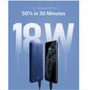 anker powercore iii slim 10000 pd fabric blue