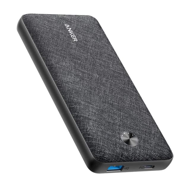 باور بانك بطارية أنكر 20000mAh أسود قماشي ANKER POWERCORE ESSENTIAL PD