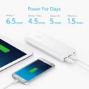 باور بانك 20100 ميلي أمبير باللون الأبيض من أنكر Anker PowerCore External Battery 20100mAh - White