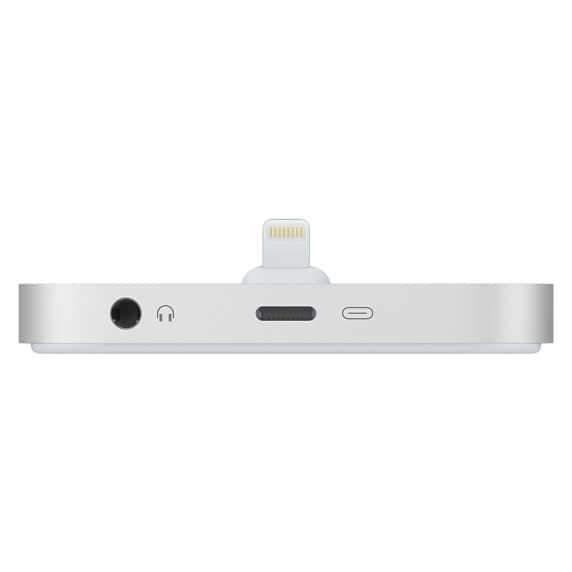 apple iphone lightning dock silver