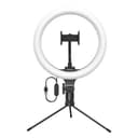 baseus selfie ring light with long tripod stand cell phone holder