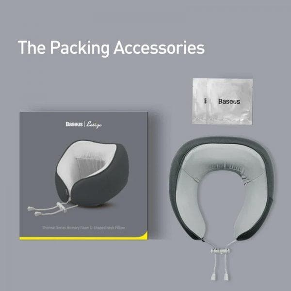 وسادة سفر Baseus Travel Pillow Memory Foam Neck