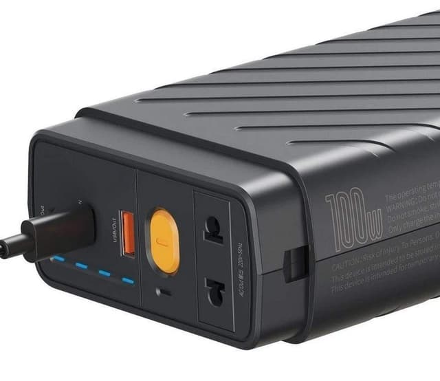 اشتراك للسيارة 220 فولت 16000 مللي أمبير 65 واط بيسوس Baseus 65W 16000mAh 220V Portable Energy Storage Power Supply