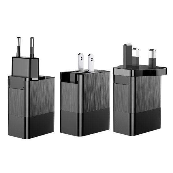 baseus duke universal travel charger eu uk us black