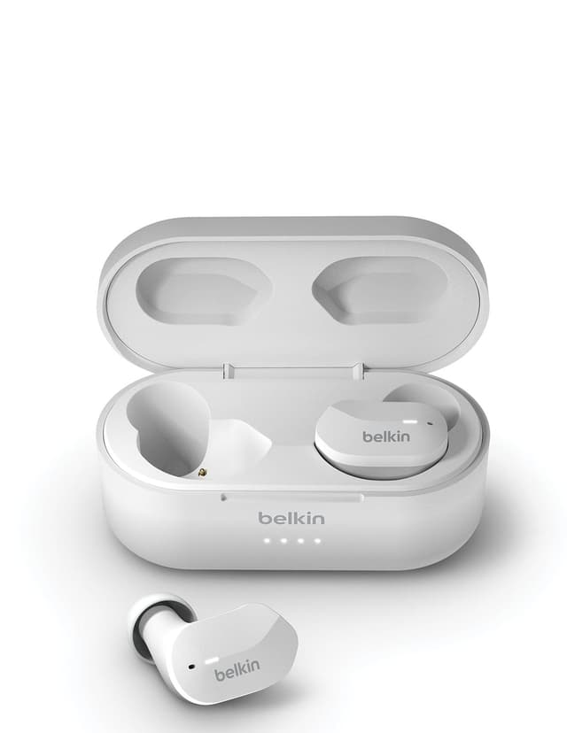 belkin soundform true wireless earbuds white