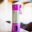 blendjet v1 portable blender worlds most powerful compact 12oz blender 22 000 rpm 6 stainless steel blades ice crasher usb charging self cleaning built in safety feature bpa free purple