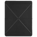 Case-Mate case mate ipad 10 2 7th gen flip folio case leather origami design w 360 protection transparent back w multiple viewing mode auto sleep wake for ipad 10 2 7th gen black