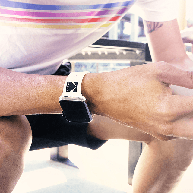 حزام ساعة Case-Mate - Kodak Apple Watch Band 42-44mm - أبيض