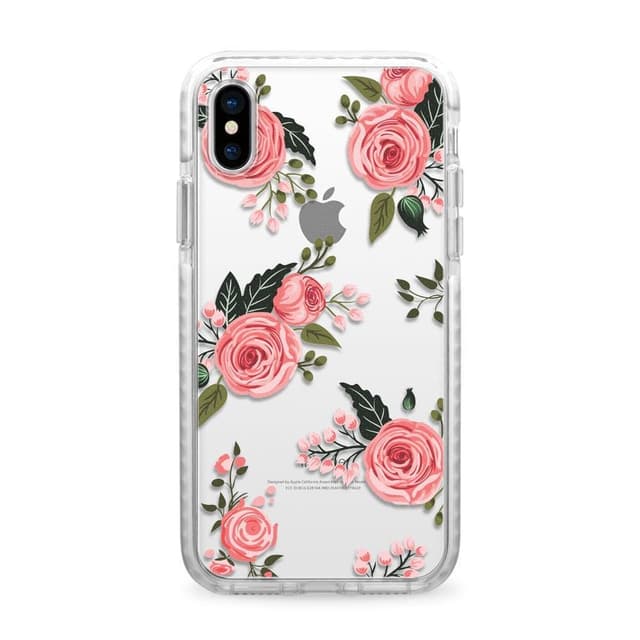 كفر حماية آيفون CASETIFY Impact Case Pink Roses For iPhone XS Max