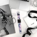 casetify apple watch band leather all series 42 mm aluminum gold frame 2