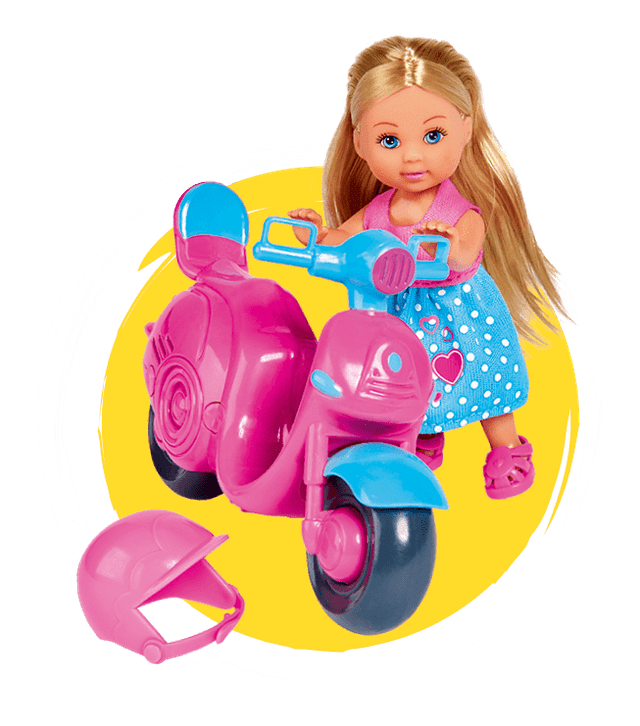 لعبة دمية مع سكوتر SIMBA - EL Scooter