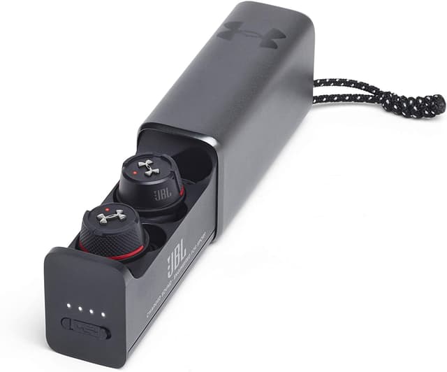 سماعات لاسلكية في الأذن بلوتوث أسود جي بي ال Under Armour by JBL Flash True Wireless In-Ear Headphone - Black