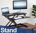 Generic FITUEYES Standing Desk 80cm Wide Tabletop