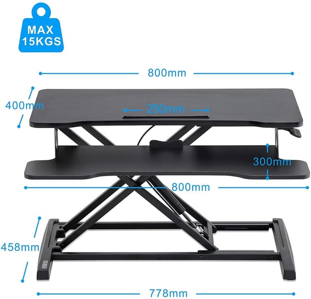 Generic FITUEYES Standing Desk 80cm Wide Tabletop