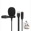 Generic Blueland Lavalier microphone with one side connect earphone for youtube tiktok instagram and facebook vedio (Type-C)