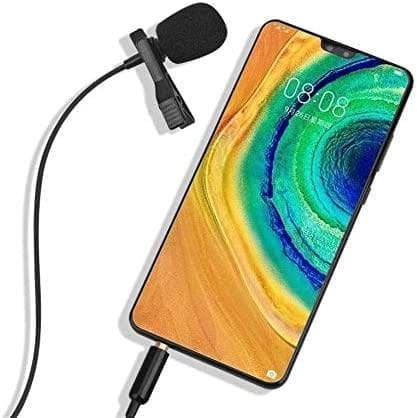 Generic Blueland Lavalier microphone with one side connect earphone for youtube tiktok instagram and facebook vedio (Type-C)
