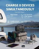 Anker 108000 mAh PowerHouse II Portable Power Station 300W 110V Black