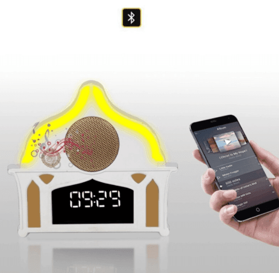 مكبر صوت للقرآن   Shenzhen Equantu - SQ912 Islamic MP3 Player Speaker LED Clock