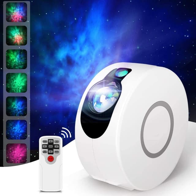 Generic star projector laser galaxy starry sky projector led night light with remote night star projector with 15 mode lighting shows for for bedroom and party decoration