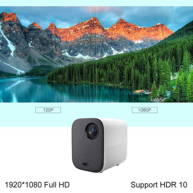بروجكتر شاومي 120 بوصة مستعمل Full HD Xiaomi Mi Smart Compact Projector Used