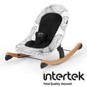 kinderkraft bouncer finio black white
