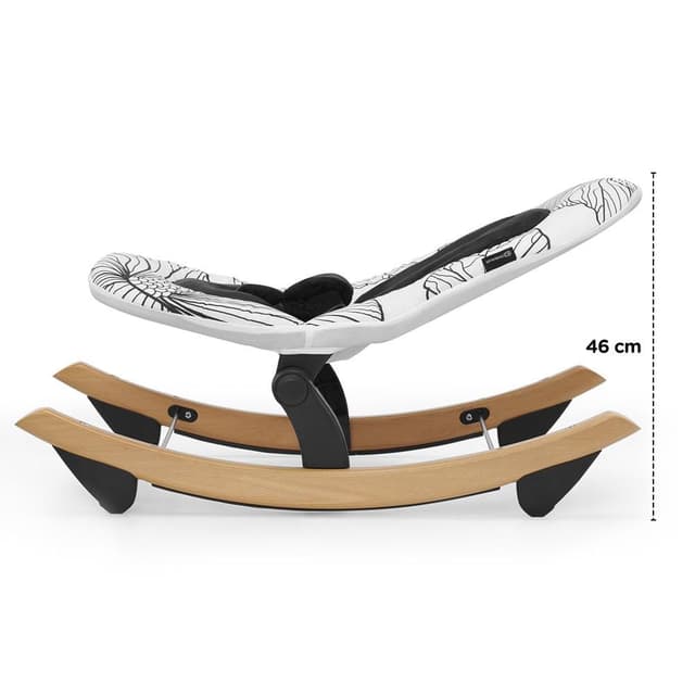 kinderkraft bouncer finio black white