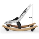 kinderkraft bouncer finio black white