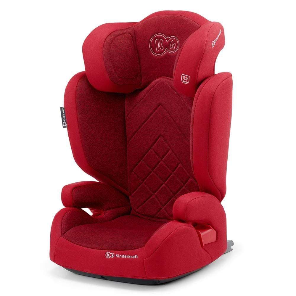 مقعد سيارة للأطفال لون أحمر Kinderkraft XPAND red with ISOFIX system