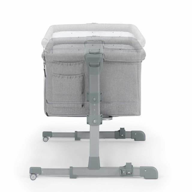 kinderkraft baby cot neste grey melange