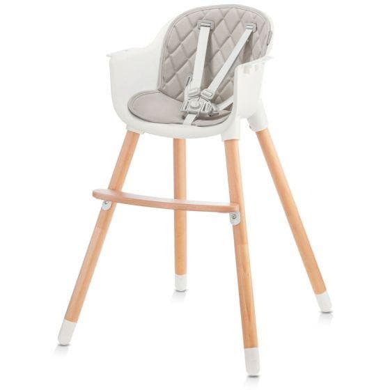كرسي اكل اطفال رمادي كيندر كرافت Kinderkraft Grey High Chair Sienna