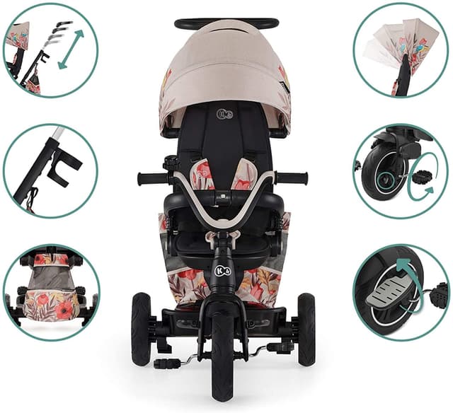 دراجة ثلاثية العجلات Kinderkraft EASYTWIST bird