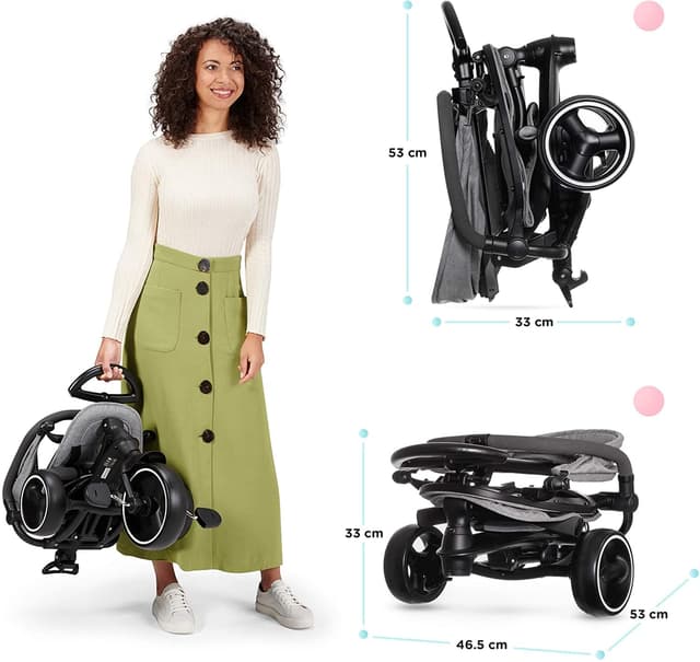 دراجة ثلاثية العجلات لون رمادي Kinderkraft JAZZ