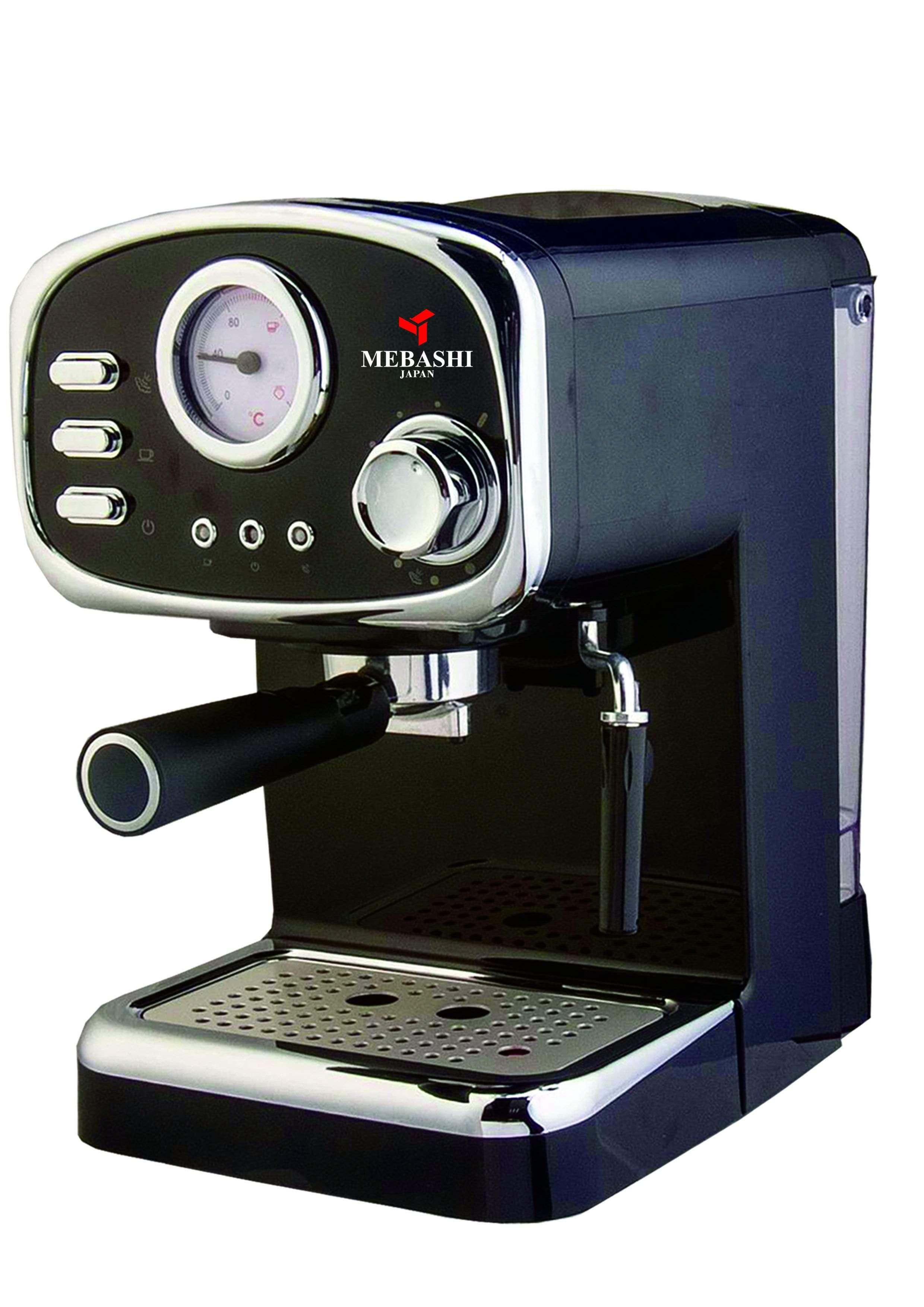 mebashi espresso coffee machine me ecm2010 black