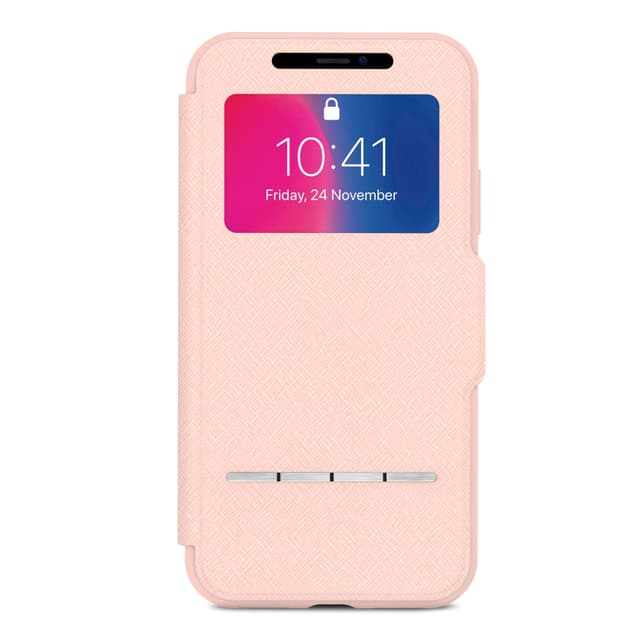 moshi sensecover for iphone x luna pink