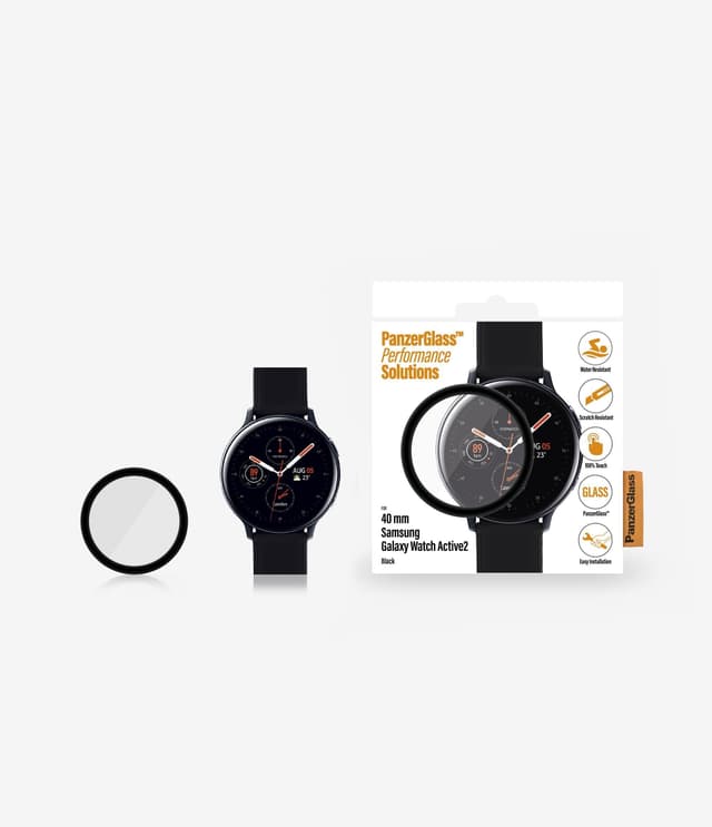 panzerglass samsung galaxy watch active 2 screen protector 40 mm clear