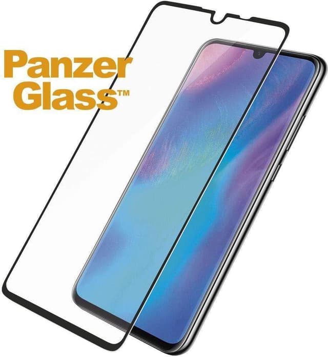panzerglass tempered glass screen protector for huawei p30 black