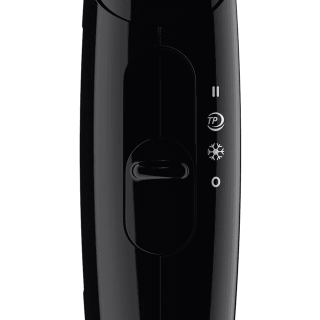 مجفف شعر فيليبس 1200واط 3 إعدادات أسود Philips 3 Settings1200W Essentialcare Hair Dryer