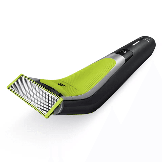 ماكينة حلاقة فيليبس رطب وجاف أسود وأخضر philips Black And Green Wet And Dry One Blade Pro Shaver Trimmer