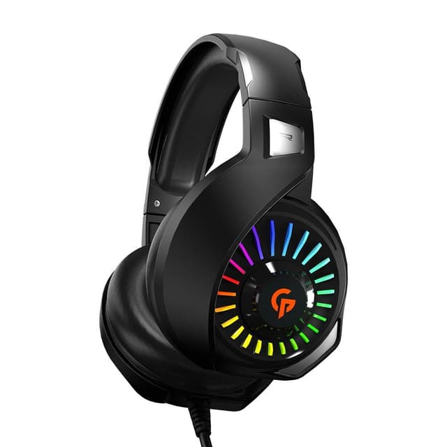 سماعة قيمنق مع مايك واضاءة بورودو Porodo PDX410 E-Sports High Definition RGB Gaming Headphone