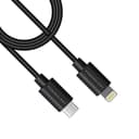 powerology usb c to lightning cable 3m black